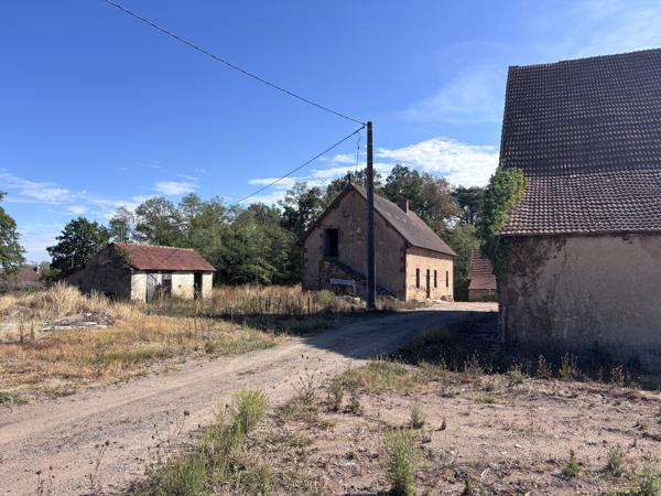 Le Donjon - Ferme à rénover avec une grande grange et des dépendances, sur un terrain de plus de 3 hectares co Le Donjon (03130)