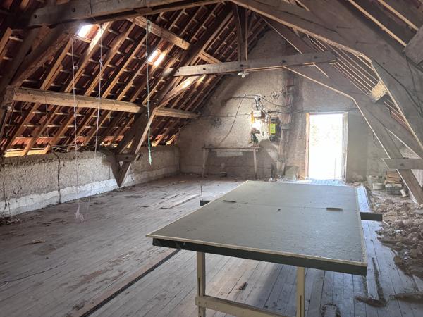 Le Donjon - Ferme à rénover avec une grande grange et des dépendances, sur un terrain de plus de 3 hectares co Le Donjon (03130)