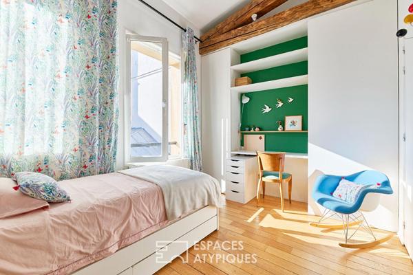 Appartement de charme en dernier étage