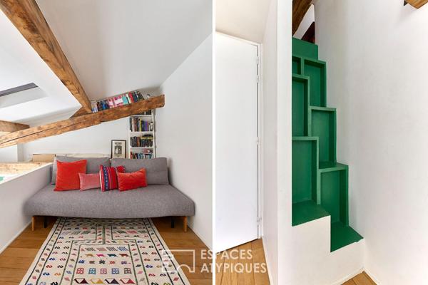 Appartement de charme en dernier étage