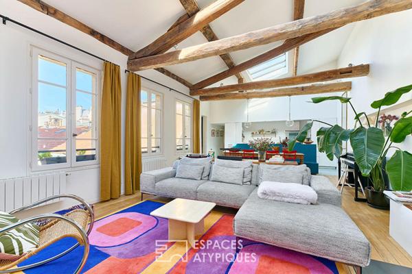 Appartement de charme en dernier étage