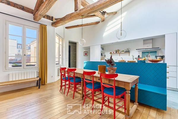 Appartement de charme en dernier étage