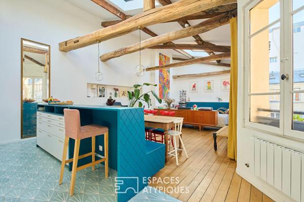 Appartement de charme en dernier étage