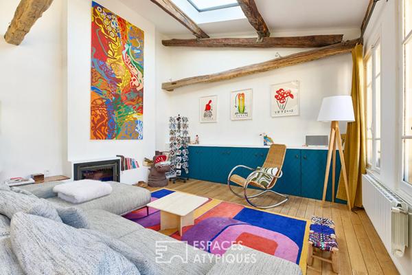 Appartement de charme en dernier étage