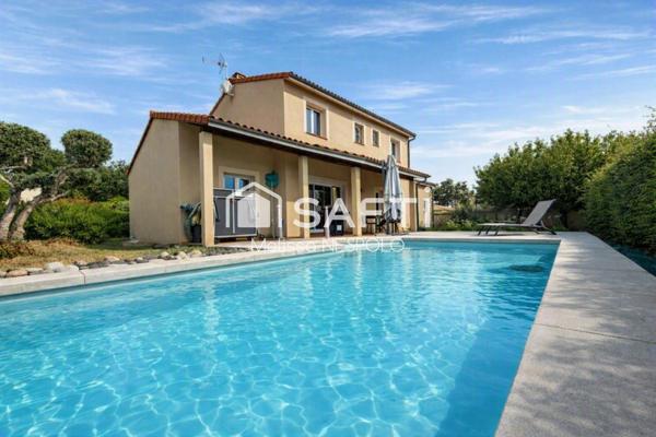 Belle maison familiale de 154 m² avec piscine, 5 chambres et terrain de 825 m² - Lherm