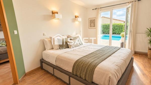 Belle maison familiale de 154 m² avec piscine, 5 chambres et terrain de 825 m² - Lherm