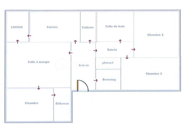 Appartement de 78 m²