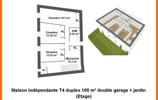 Vente Maison de ville rénové(e) Montluel   