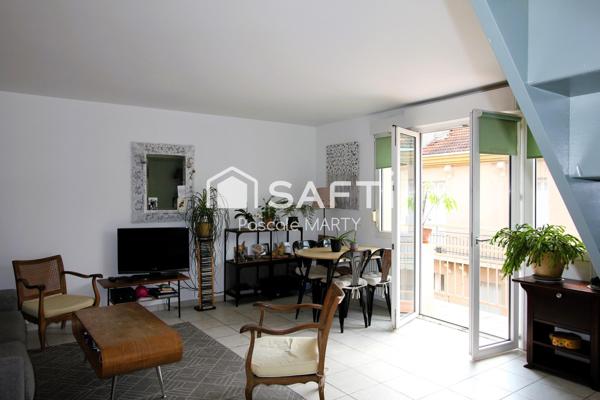 T3 en duplex double expo, terrasses, garage, cave