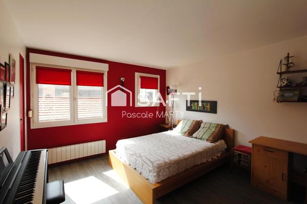 T3 en duplex double expo, terrasses, garage, cave