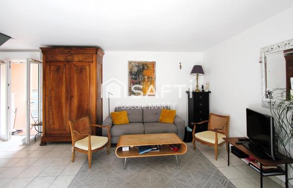 T3 en duplex double expo, terrasses, garage, cave