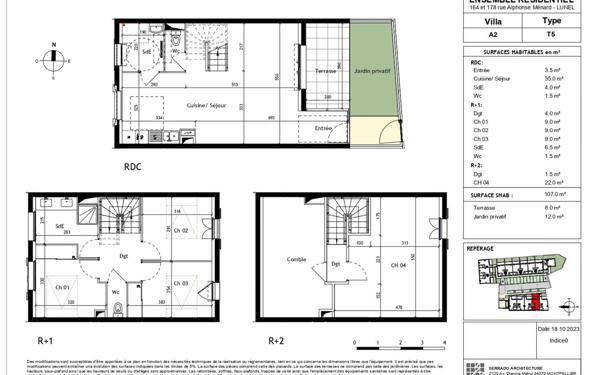 Maison à vendre    5 pièces • 107 m2 Lunel