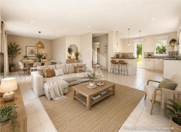 NOUVEAUTÉ - MAISON FAMILIALE de 125m²  - Chambre de plain-pied - Garage - Jardin - COULAINES