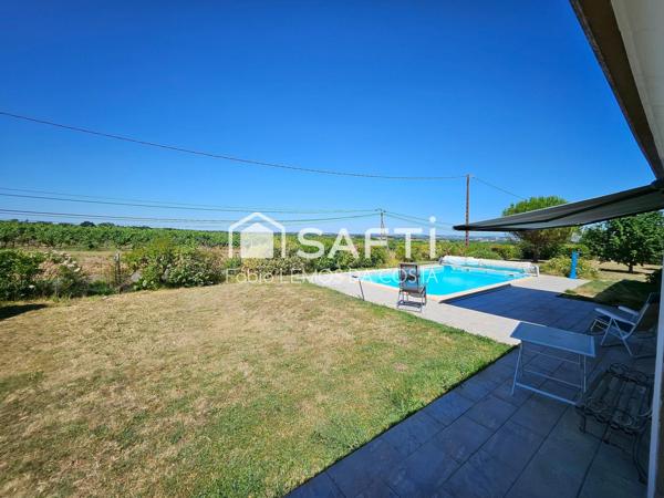 VILLA DE PLAN PIED PROCHE TOUS COMMERCES