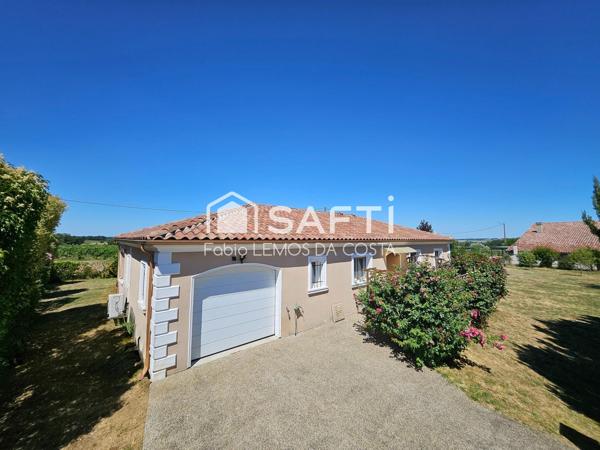 VILLA DE PLAN PIED PROCHE TOUS COMMERCES