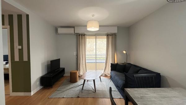 Appartement T2 meublé avec loggia et parking privé