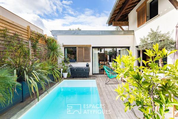 Ancienne usine rénovée en habitation contemporaine bas Côte Pavée