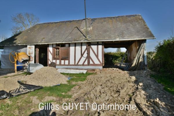 Secteur BERNAY, MAISON NORMANDE à reconstruire 60M², 64500€ avec 8700M² de terrain (27)