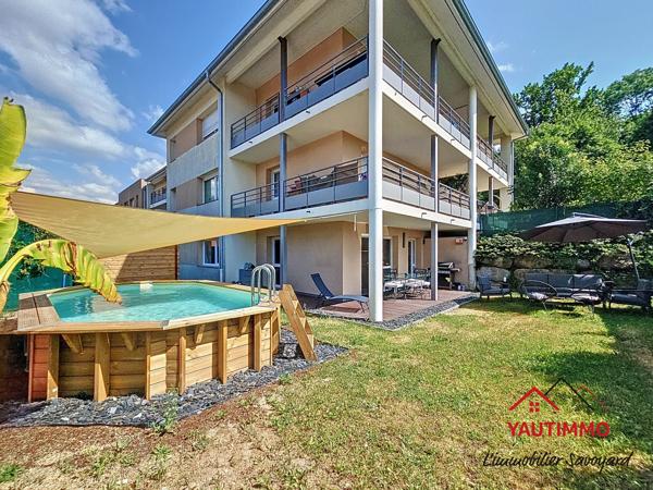 Vétraz-Monthoux (74100) Appartement T3 avec jardin de 130 m², piscine, garage et domotique – Vétraz-Monthoux