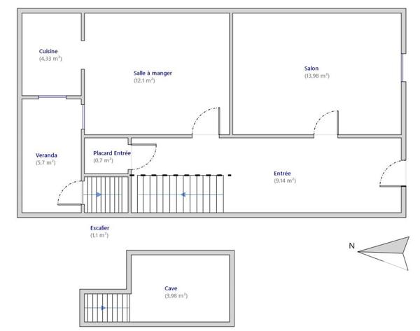 Maison à vendre 3 pièces 76,37 m² Carpentras