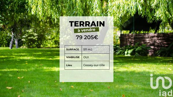 Terrain à vendre 511 m² Cessey-sur-Tille