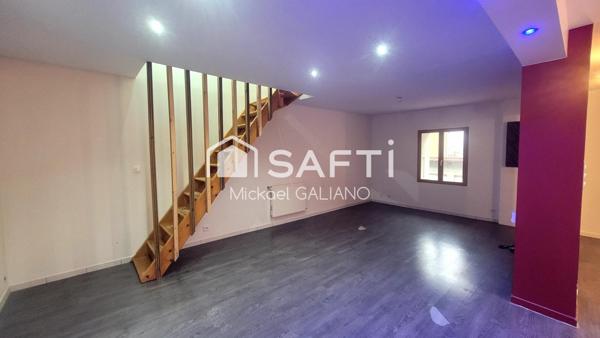 Maison de village en duplex, avec terrasse