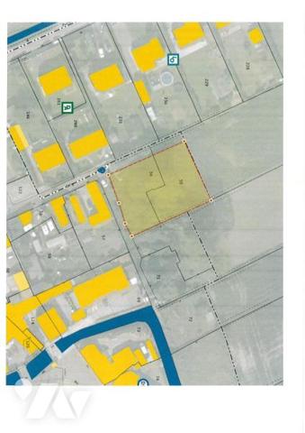 Parcelle de terrain 1000m2, façade 27m