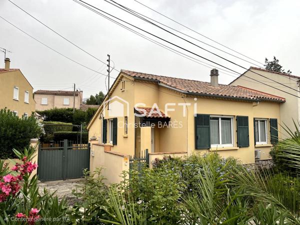 Maison de plain-pied - 2 chambres- au calme