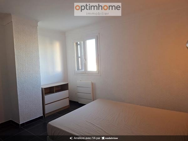 Vente appartement T2 Canet-Plage avec balcon terrasse à 100 m de la mer