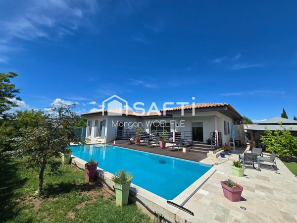 Superbe villa de style californien de plain-pied
