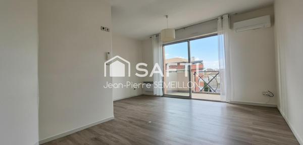 Studio lumineux, climatisation, terrasse