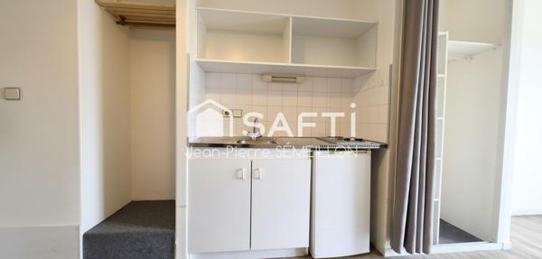Studio lumineux, climatisation, terrasse