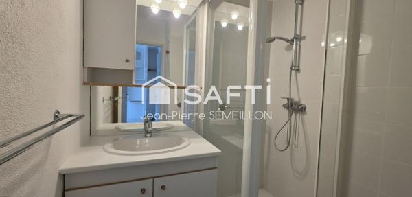 Studio lumineux, climatisation, terrasse