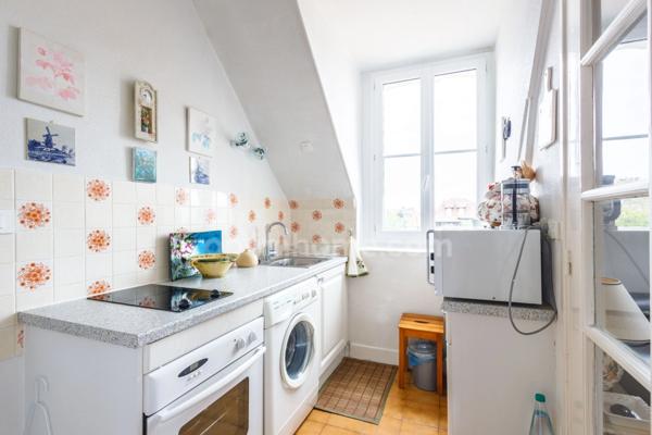 Cabourg Eventail Plage - Appartement de type T3 - 47 m2 - 2eme et dernier étage sans ascenseur - Cave - Villa avec jardin