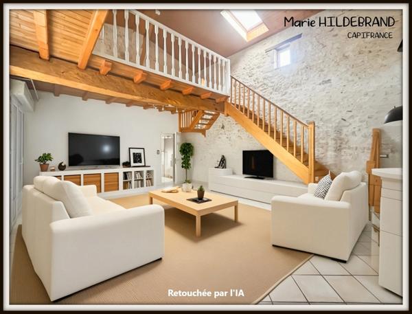 Maison de village de 120m² habitable sans jardin