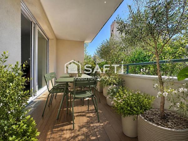 4P avec 3 chambres, un balcon et une place de parking en sous-sol