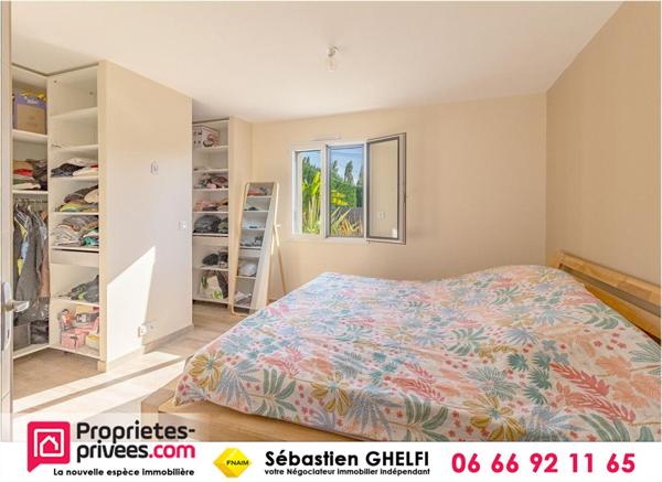 maison de plain-pied avec 3 chambres-garage-appentis-terrain de 2880 m²