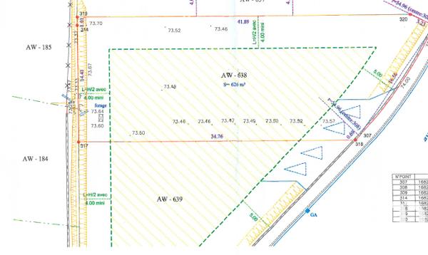 Terrain à vendre 626 m² Le Soler