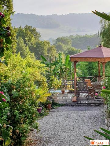 Maison en pierre avec piscine, gîte et chambres d’hôtes