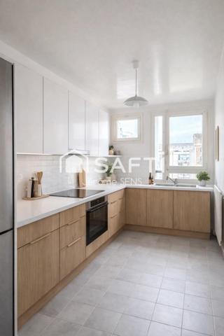 Courbevoie – Dernier étage, 94 m² avec balcon