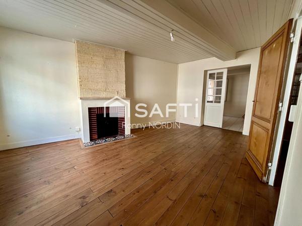 Maison en pierre 95 m2 - 2 chambres, garage