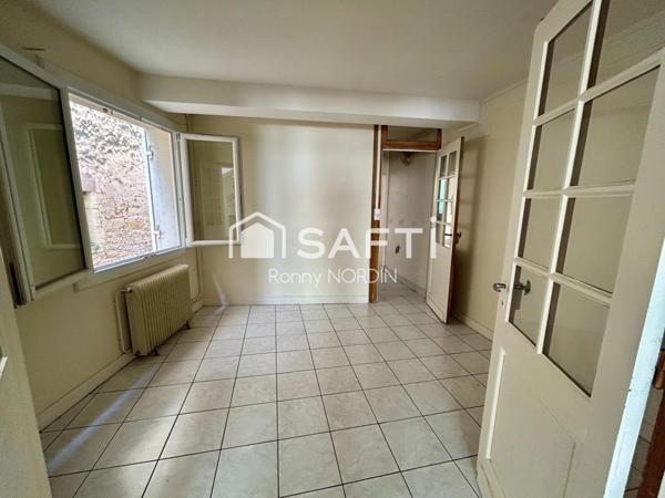 Maison en pierre 95 m2 - 2 chambres, garage