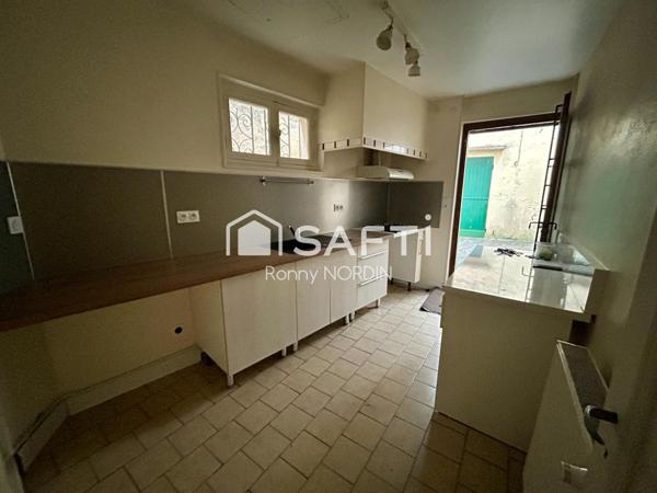 Maison en pierre 95 m2 - 2 chambres, garage