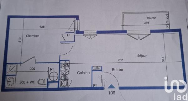 Appartement à vendre 2 pièces 45 m² Dourdan