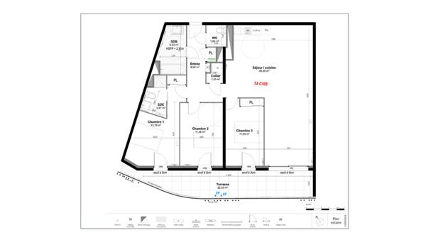 Achat appartement Grabels - 4 pièce(s) - 96 m² - 370 000 €