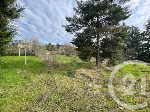 Terrain à vendre  1378 m2 BOULIEU LES ANNONAY - 07