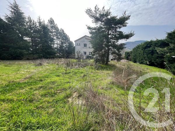 Terrain à vendre  1378 m2 BOULIEU LES ANNONAY - 07