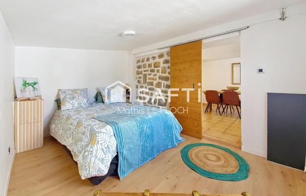 Maison 170 m² divisée en 2 logements + studio – Terrain 965 m² avec piscine