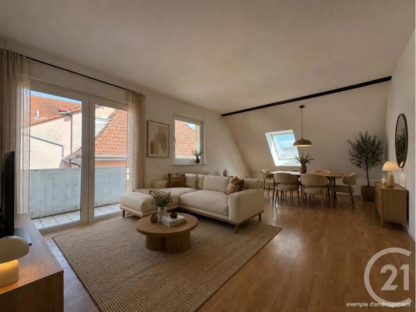 Appartement F3 à vendre  3 pièces - 77 m 2   HAGUENAU  - 67