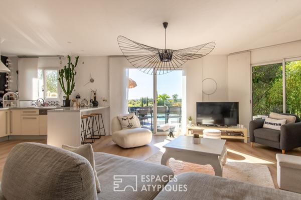 Maison familiale et contemporaine à l’esprit vacances